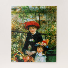 Quebra-cabeça Duas Irmãs no Terraço por Renoir