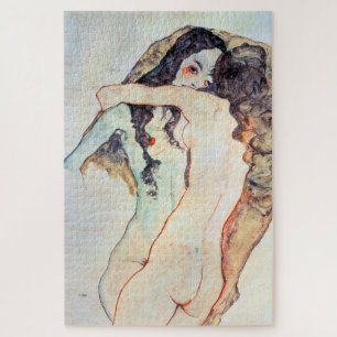 Quebra-cabeça Duas Mulheres Embarcando Egon Schiele