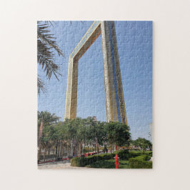 Quebra-cabeça Dubai Frame, situado no Parque Zabeel