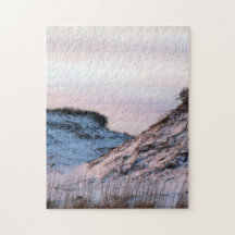 Dunas de Areia ao Crepúsculo em uma imagem transfo