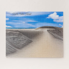 Quebra-cabeça Dunas de Areia da Ilha do Padre do Sul com Céu Sun