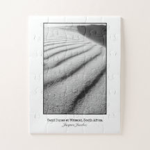 Dunas de areia em Testemunhas e na África do Sul