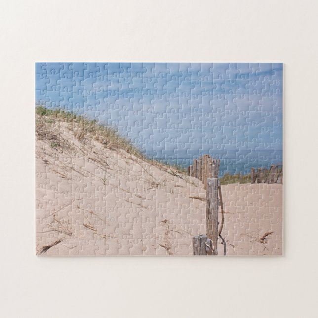 Quebra-cabeça Dunas de areia no ponto da raça, Cape Cod (Horizontal)