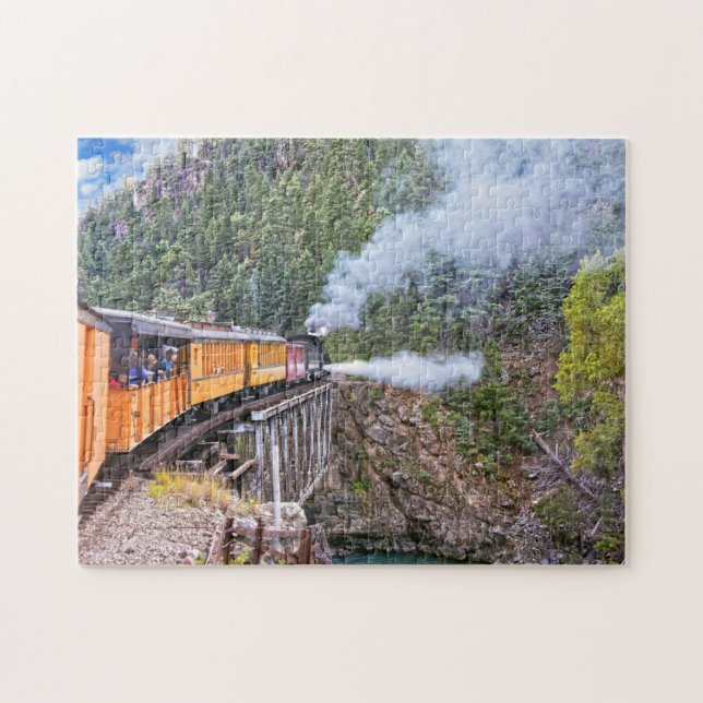 Quebra-cabeça Durango E Silverton Locomotive Blowdown (Horizontal)