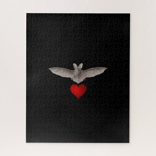 Quebra-cabeça Duro de Amor com Vampiro de Chalme Negro (Vertical)