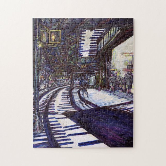 Quebra-cabeça Dusting the Piano (Vertical)