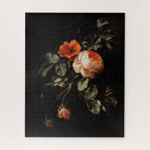 Quebra-cabeça Dutch Master Oil Painting still Life with Rosas
