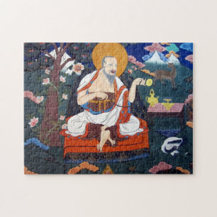 Quebra-cabeça dzong buddhist art