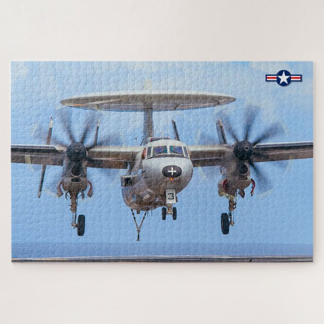 Quebra-cabeça E-2C HAWKEYE (20x30 polegadas) (Horizontal)
