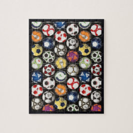 Quebra-cabeça É preciso bolas para jogar futebol