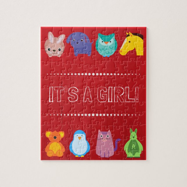 Quebra-cabeça É uma garota! (Vertical)