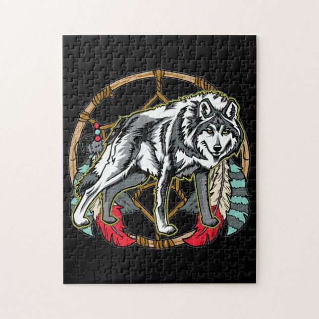 Quebra-cabeça Eagle Dreamcatcher (Vertical)