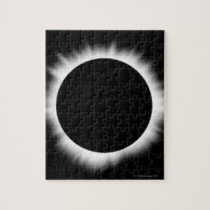 Quebra-cabeça Eclipse solar com corona