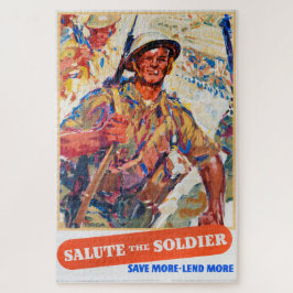 Quebra-cabeça Economize mais, Reprint do poster de guerra britân