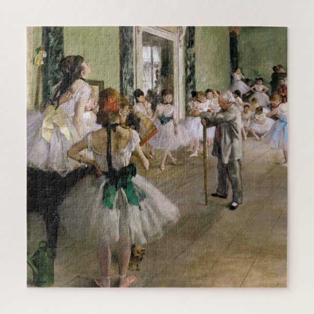 Quebra-cabeça Edgar Degas - A Classe da Dança (Vertical)
