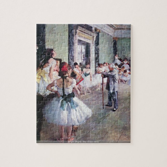 Quebra-cabeça Edgar Degas - a classe de dança (Vertical)