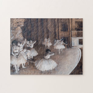 Quebra-cabeça Edgar Degas - Ensaio de Balés no Palco
