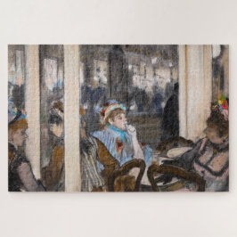 Quebra-cabeça Edgar Degas - Mulheres num Café Terrace à Noite
