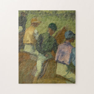 Quebra-cabeça Edgar Degas quatro jóqueis