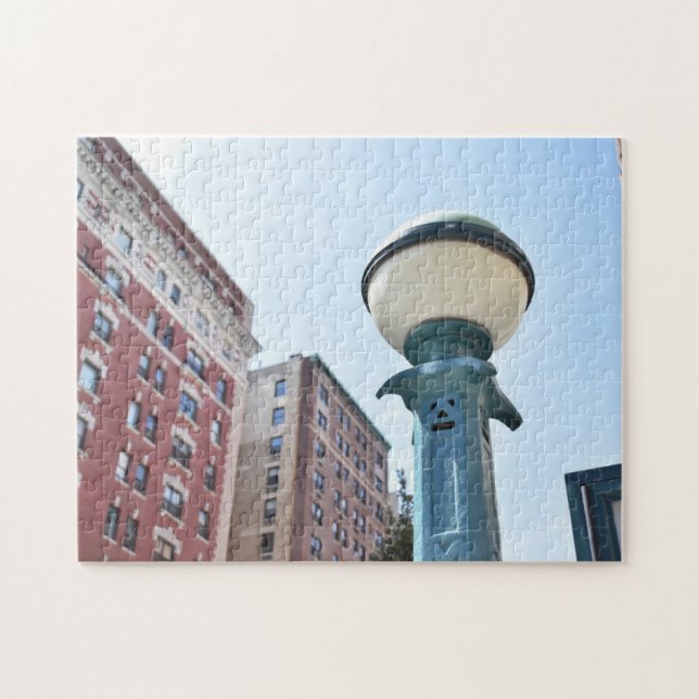 Quebra-cabeça Edifício NYC de Fotografia Urbana de Nova Iorque M (Horizontal)