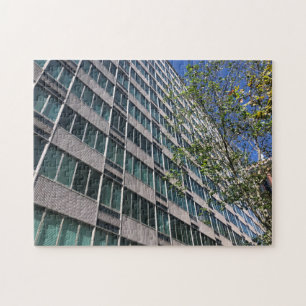 Quebra-cabeça edifício retrô