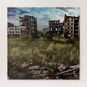 Quebra-cabeça Edifícios Abandonados   Pós Apocalipse Urbano