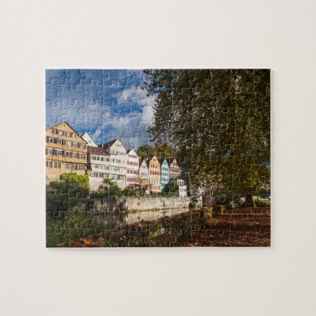 Quebra-cabeça Edifícios do Centro Histórico de Tubingen (Horizontal)