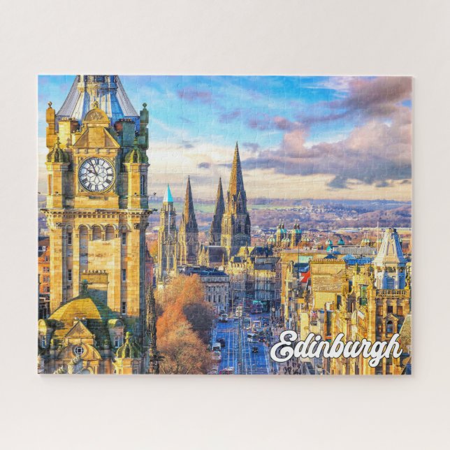 Quebra-cabeça Edimburgo, Escócia, Reino Unido (Horizontal)