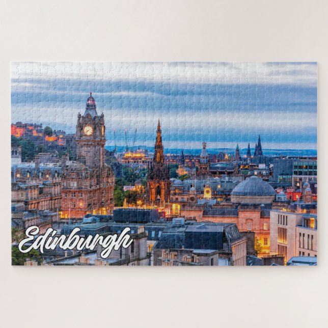 Quebra-cabeça Edimburgo, Escócia, Reino Unido (Horizontal)