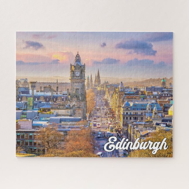 Quebra-cabeça Edimburgo, Escócia, Reino Unido (Horizontal)