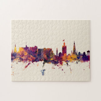 Quebra-cabeça Edinburgh Scotland Skyline