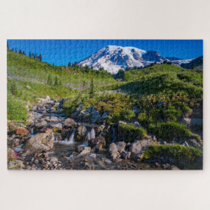 Quebra-cabeça Edith Creek e o Monte Rainier Morning Light