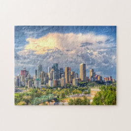 Quebra-cabeça Edmonton Cidade Canadá.