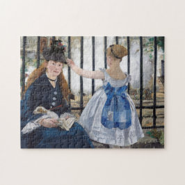 Quebra-cabeça Edouard Manet - A Ferrovia