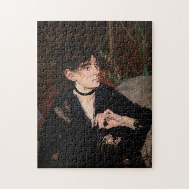 Quebra-cabeça Edouard Manet - Berthe Morisot com um Leque 1874 (Vertical)