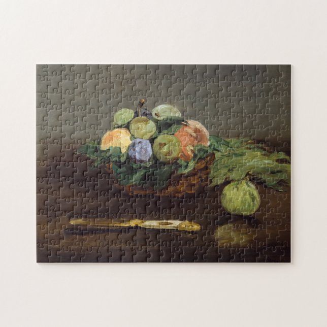 Quebra-cabeça Edouard Manet - Cesta de Frutas (Horizontal)