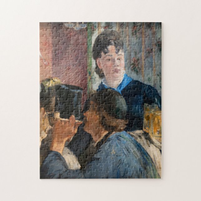 Quebra-cabeça Edouard Manet - garçonete servindo cerveja (Vertical)