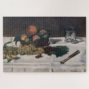 Quebra-cabeça Edouard Manet - Nature Morta, Frutas numa Mesa