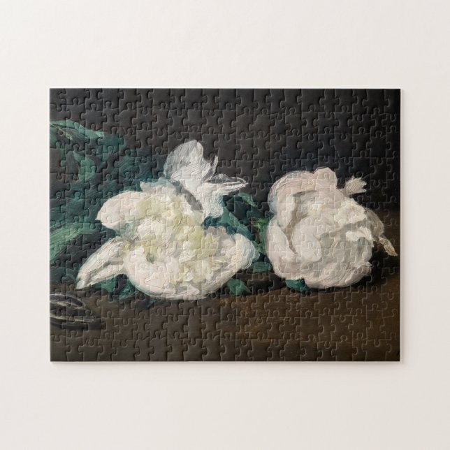 Quebra-cabeça Edouard Manet - Ramo de Peônias Brancas, Tesoura d (Horizontal)