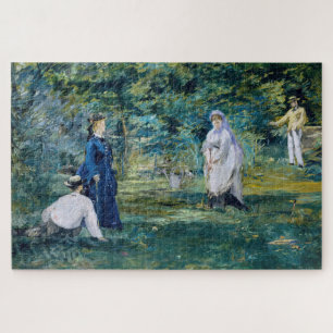Quebra-cabeça Edouard Manet - Um Jogo de Croquet