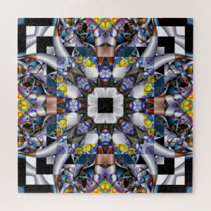 Quebra-cabeça Edredão louca do Fractal
