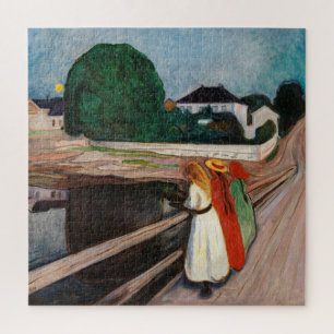 Quebra-cabeça Edvard Munch - As Raparigas na Ponte