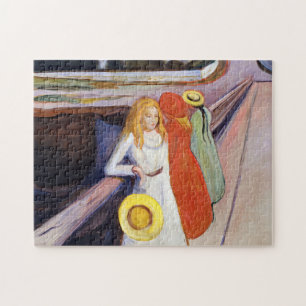 Quebra-cabeça Edvard Munch - As raparigas na Ponte 1901