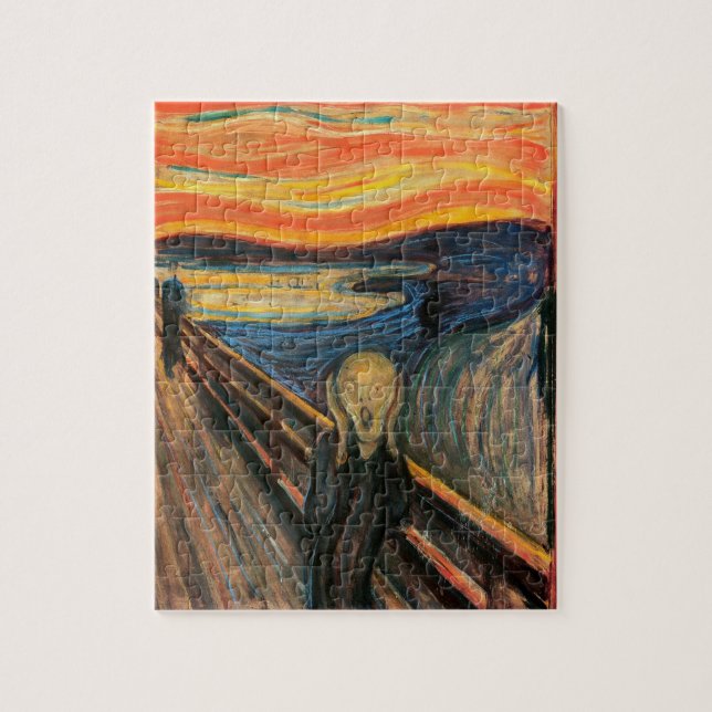 Quebra-cabeça Edvard Munch é o Gritar (Vertical)