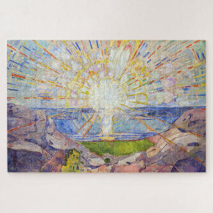 Quebra-cabeça Edvard Munch - O Sol 1911