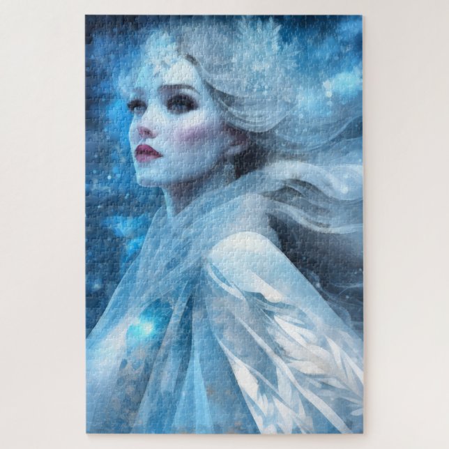 Quebra-cabeça Eethal Frozen Snow Queen Fantasy Art (Vertical)