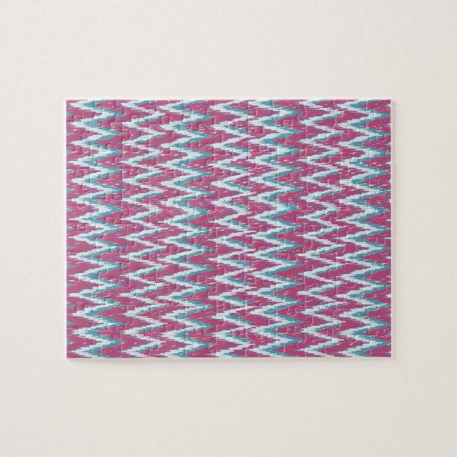 Quebra-cabeça efeito zigzag ikat12.ai (Horizontal)