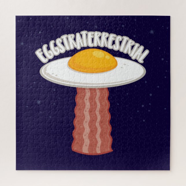 Quebra-cabeça Eggstraterrestre Com Texto (Vertical)