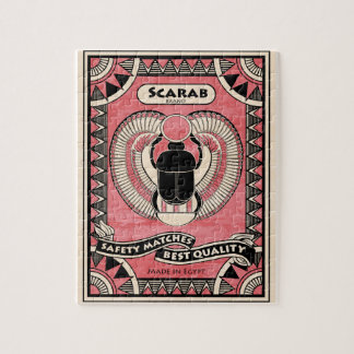 Quebra-cabeça egípcio do besouro do escaravelho