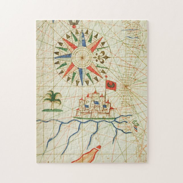 Quebra-cabeça Egipto, o rio Nile e Cairo (Vertical)